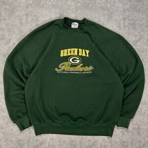 VTG Pro Player Green Bay Packers embroidered athleisure casual sweatshirt mns XL